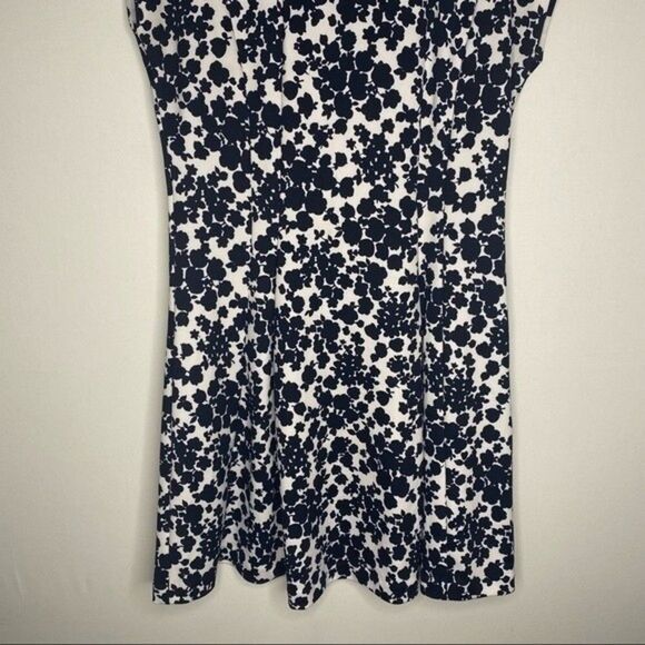 Michael Kors Black White Floral Pleated Business Casual Career Dress 10 - Picture 4 of 11